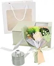 Healeved Delicate Soap Flower Aromatherapy Present Box Women's Spa Set for Festival