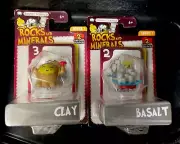 2ct New Basher Science Figures Rocks & Minerals (Clay & Basalt)