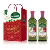 在飛比找樂天市場購物網優惠-【奧利塔olitalia】葡萄籽油1000ml (2瓶禮盒組