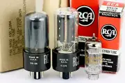 NOS RCA 6V6GT 12AX7A (7025) 5Y3GT AMPLITREX TEST USA TUBES for FENDER CHAMP 5F1