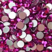 Crystal Glitter Rhinestone Glue On Glass Strass Flatback Fabric Round Decoration