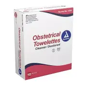 dynarex Scented Obstetrical Towelettes, Individual Packets (CS/1000)