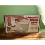 Vintage Traveling Checker Board 1920's Woman Antique New and Sealed