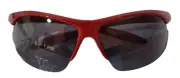 Red Men's Semi-Rimless Red Sport Sunglasses 100% UVA/UVB Protection