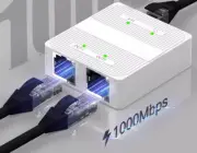 3-Port LAN NETWORK ETHERNET Switch RJ45 Splitter 1to2 Gigabit Switcher Cable Hub
