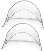 [GAROZATION] 2pcs Raincoat Accessories Visor for Raincoat Hat Rain Poncho Hat Visor Face Protection Shield for Raincoat Hat Transparent Raincoat Hat Visor Raincoat Hat Shield Raincoat Parts