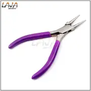 ROUND NOSE MICRO PLIER 5" Jewelry Beading, Jewelry - Stainless Steel - PVC Grip