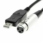 3M XLR to USB Cable Male to Female Recorder Microphone Audio Cord