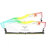 TEAM T-FORCE DELTA RGB 16GB DDR4 套件 3200MHZ 白色內存 RAM