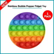 B2G1 FREE Fenzer Pop It Rainbow Bubble Poppers, Anti-Stress Fidget Toys