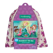 36pc Mudpuppy To Go Jigsaw Puzzle 31x23cm Mermaid Kids Educational Game 3y+