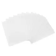 12 Pack 10.83 x 8.46" 2mm Thickness EVA Foam Sheets for Arts White Glitter