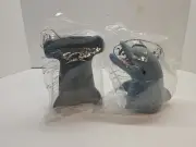 FLIPPER & SCAR Squirting Hand Puppets Dolphin & Shark Pizza Hut 1996 VTG Rubber