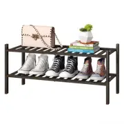 Shoe Rack Stackable Shoe Shelf Storage Organizer for Unit Entryway Hallway an...