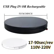 17-90sec/rev Electric Rotating Turntable Display Photography Show Stand Holder