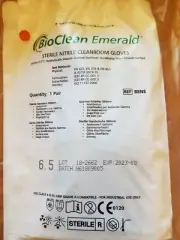BioClean Emerald Sterile Bens Nitrile Cleanroom Gloves New 10 pairs