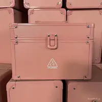 在飛比找蝦皮購物優惠-附發票  3ce化妝箱粉色收納專業化妝師手提美妝箱首飾盒化妝