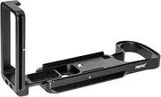 [PEIPRO] X1D/X1DII L Plate Aluminum Alloy Quick Release Pull-Push L Plate Bracket Camera Hand Grip for Hasselblad X1D/X1DII Cameras Black
