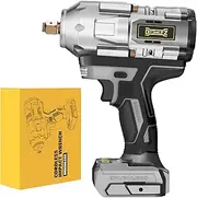 Cordless Impact Wrench for DeWalt 20v Battery,1/2 inch Impact Wrench 900Ft-lbs(1200N.m) High Torque Brushless Electric Impact Gun, Power Impact Driver with 4-Mode Speed, LED Work Light(no battery)