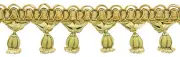 Tassel Fringe Trim, Style# TFH3, Color# 4875 - Canary Gold [Sold By The Yard]