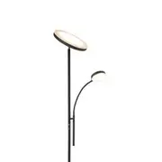Domus Lighting Samson LED Dimmable Mother & Child Floor Lamp Black