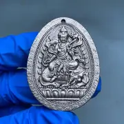 37.2g Aletai iron meteorite thin slice Carving Bodhisattva