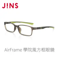 在飛比找momo購物網優惠-【JINS】JINS AirFrame 學院風方框眼鏡(AM