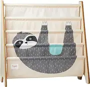 3 Sprouts Book Rack – Kids Storage Shelf Organizer Baby Room Bookcase Furniture, Sloth