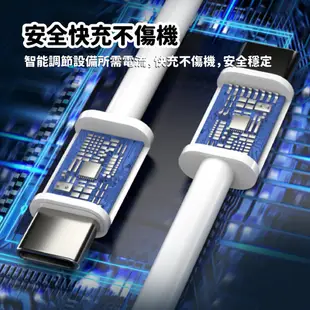 USB A 雙 Type-C 100W 充電傳輸線 mac充電線 USB-C 充電線 傳輸線 一米 充電 快充 R84