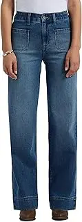 [Buffalo David Bitton] Women's Addie High Rise Wide Leg Jeans