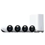 Eufy 4K Professional eufyCam (E330) 24/7 Recording 4-Pack with HomeBase 3 E8600T23