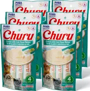 INABA CHURU PUREE Chicken with Crab (CAT TREAT) 6x56g