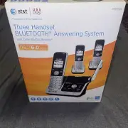 AT&T TL92320 DECT 6.0 3-Handset Cordless Phone Answering System Bluetooth New