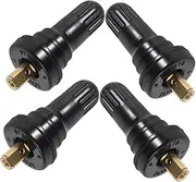 PLAFOPE 4pcs Motorcycle Valve Stem Replacement Kit Leakproof Aluminum Tire Valve Stems for Tire Repair Tools Safe Riding