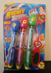 High Flyin’ Rocket Sceamerz 3 Foam Tipped Rockets!!! NEW SEALED
