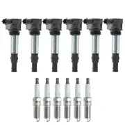 Bosch 6 Ignition Coil NGK 6 Laser Iridium Spark Plug Kit For Enclave CTS CX-9 V6 (for: Saab)