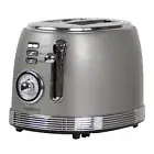 West Bend Toaster 2 Slice Retro-Styled Stainless Steel with 4 Functions and 6...