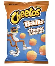 2 x Cheetos Cheese & Bacon Balls Snacks 90g