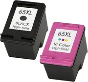 TopBanana's - 65XL Replacement Ink Cartridge for HP Printers DeskJet 2620, 3720, 3721, 3723; Envy 5020, 5030, 5032, 5033 (Pack of 2 - Black and CMY)