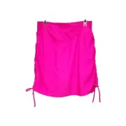 Aleumdr Swim Pink Skirt Shorts Cross Over Women Size Large