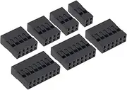 CCWUTQF 20PCS Shell 2.54MM Row Cable Case Plug Connector Plastic Shell Jump Line Shell(2x3Pin)