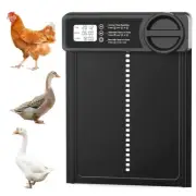 Automatic Chicken Coop Door Battery Powered Upgrade Large Size LED Timer Control