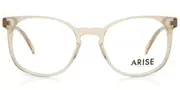 Oversized Full Rim Plastic Men's Glasses Clear Size 51 - Lenses Included - Private Health Rebate - Blue Light Block Available - Arise Collective