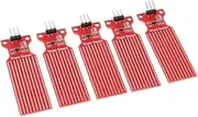 Blesiya 5 Piece DC3-5V Rain Water Sensor Liquid Level Sensor for Arduino Water Level Sensor Weather 62x20x8mm