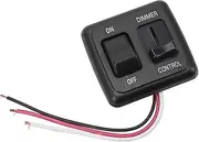 12V DC Toggle Switch with Dimmer Control for LED Halogen Incandescent Lights RV Car Truck