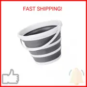 Eurow Collapsible Multi-Use Bucket with Handle for Camping, Tailgating, Cleaning