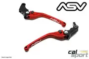 ASV Suzuki B-Ring 2008-2013 F3 Regular Red Brake and Clutch Levers