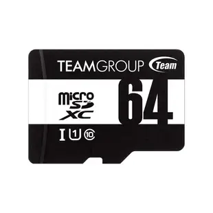 Team 十銓 64GB microSDXC TF U1 C10 80MB/s 64G 記憶卡