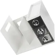Parliky Modern Desk Organizers ABS HIPS File Storage Rack Documents Organizers for Office Book Holder Magazine File Desktop Storage Rack