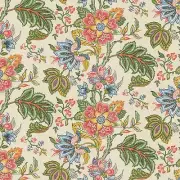 PK Lifestyles Spring multi Floral 100 % cotton Upholstery Drapery Fabric